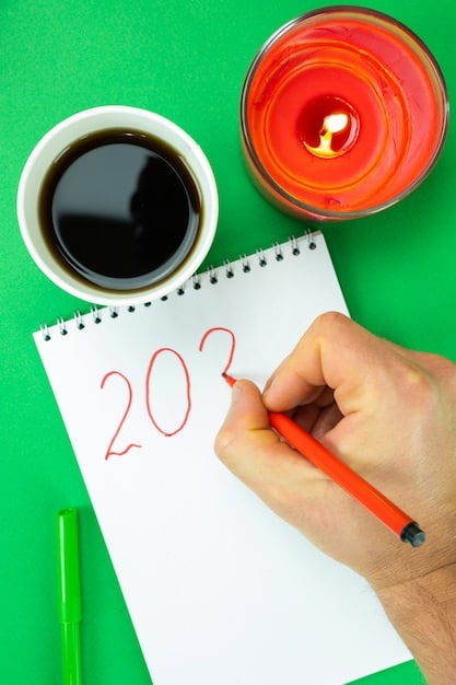 A close-up of a calendar highlighting the year 2025, with a pen marking an important date, symbolizing the impending tax law changes.