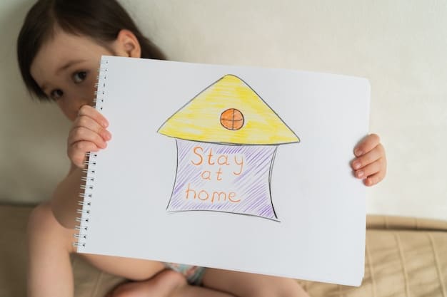 A close-up shot of a hand holding a child's drawing, with a calculator and tax forms slightly blurred in the background, illustrating the intersection of family life and tax benefits.