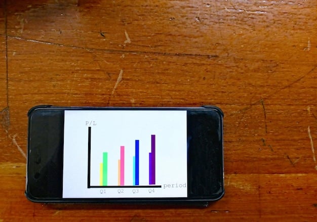 A mobile phone displaying a budgeting app with colorful charts showing different spending categories, highlighting the ease of tracking expenses digitally.
