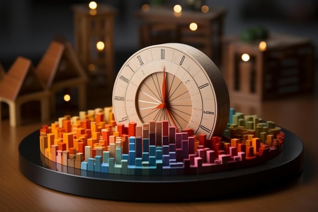 A visually appealing graphic displaying a SMART goals framework (Specific, Measurable, Achievable, Relevant, Time-bound) with icons representing each component, emphasizing clarity and planning in financial goal setting.